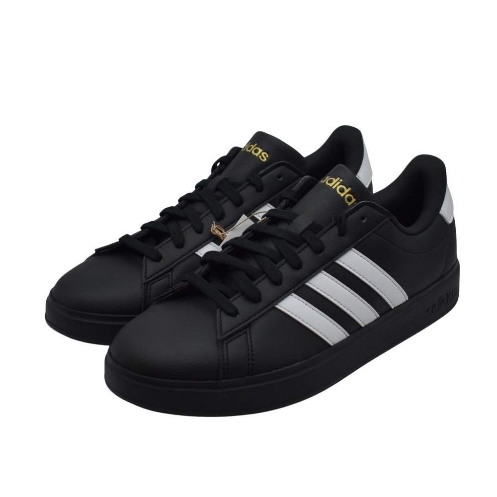 Adidas‎ Grand Court 2.0 Sneakers Men's Size 9.5 Shoes Black White NWT NEW JR0546
